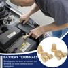 1 Pair Battery Terminal Connector, Car Battery Disconnect Terminal SAE To JIS Positive Negative Top Post Battery Terminal for Auto