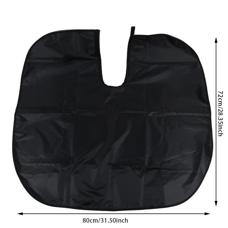 Haircut Shawl For Adults Waterproof Salon Capes Adjustable Hairdressing Apron Salon Equipment Black Barber Cape For Home Salon
