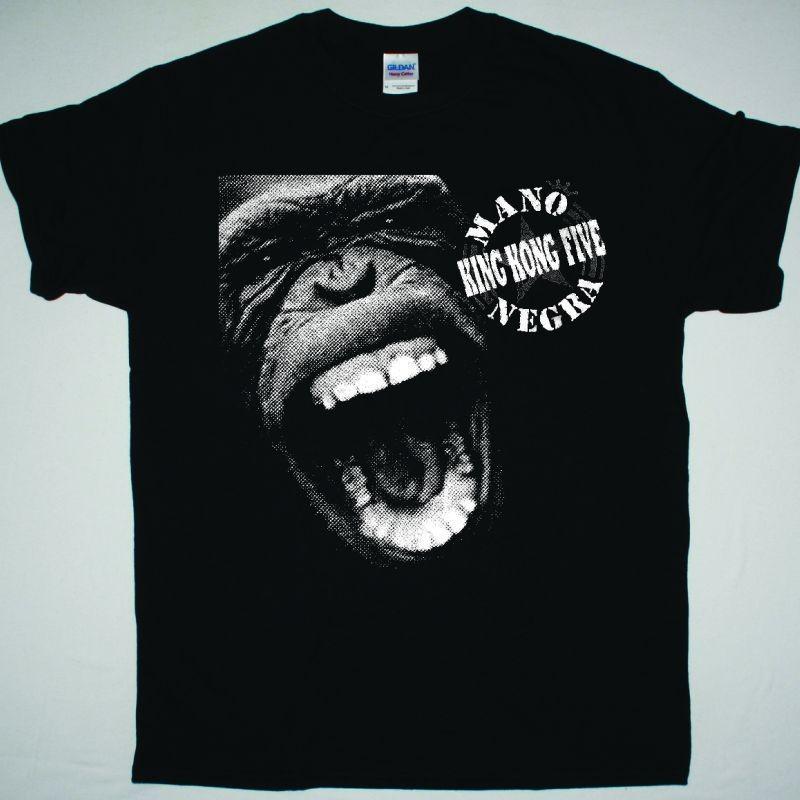 Mano Negra King Kong Five Black T-Shirt Alternative Rock Tee S разноцветный