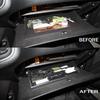 Matte Black inner Glove box ert ABS Organize storage tray for Dodge Charger