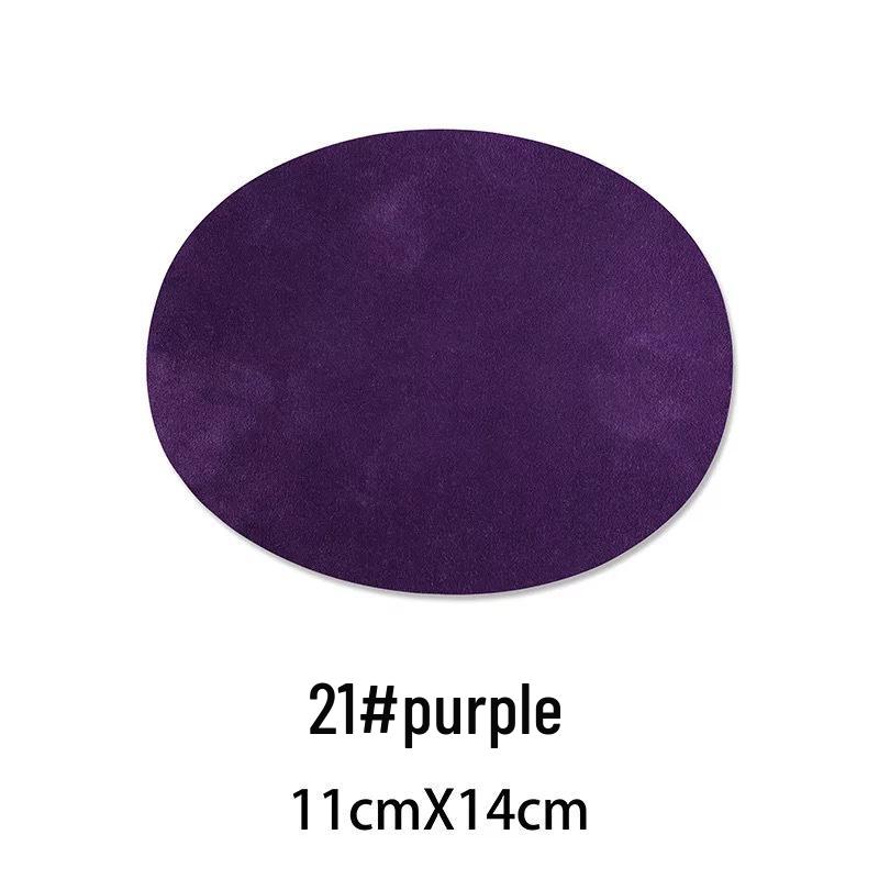 Universal Suede Oval Iron-On Elbow & Knee Patch Sticker for Jackets & Sweaters