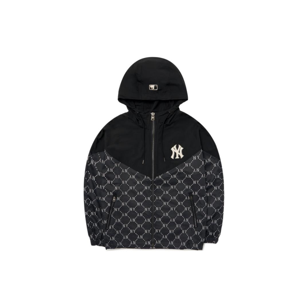 

New MLB Old Flower Jackets Unisex Black 3AWJM0224-50BKS XL