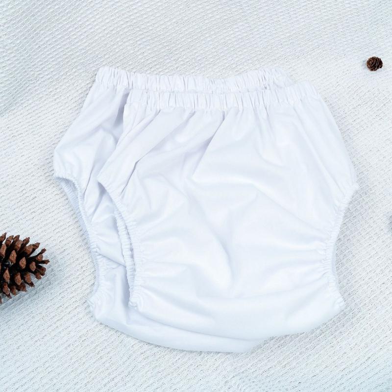 Water Resistant Adult Diaper Cover with Elastic Leg Openings Washable Incontinence Pants for Enhances Leak Protection