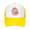 Mesh Dad Hat Adjustable Washed Hedgehog Mushroom Baseball Dad Cap Funny Distressed Ball Trucker Cap For Women Men Unisex