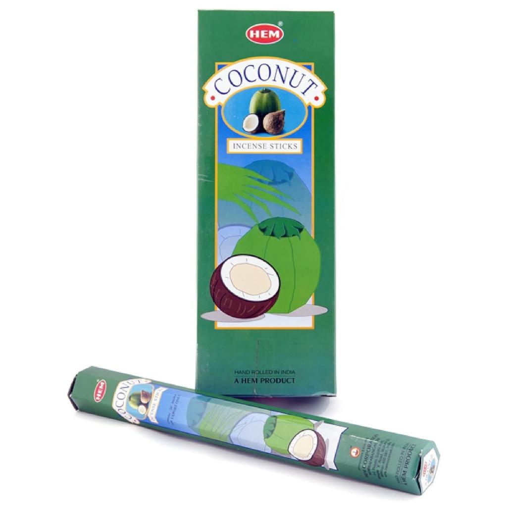 @ Hem Coconut Incense Stick For Home Pack Of 6 Each 20 Sticks UKZQ202 50%off
