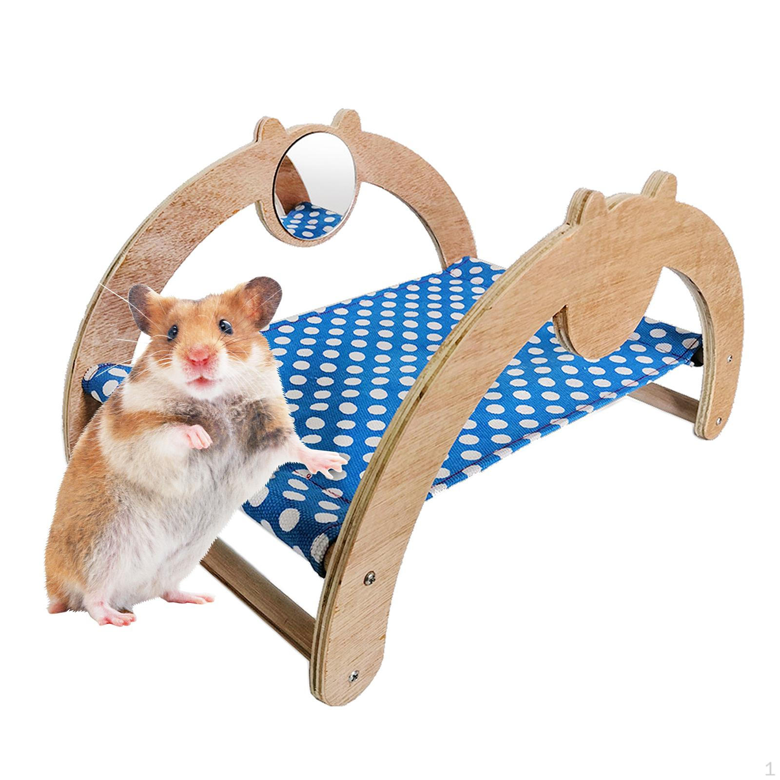 Cozy Haven for Pet Rodents: Portable Small Animal Hammock cat mirror