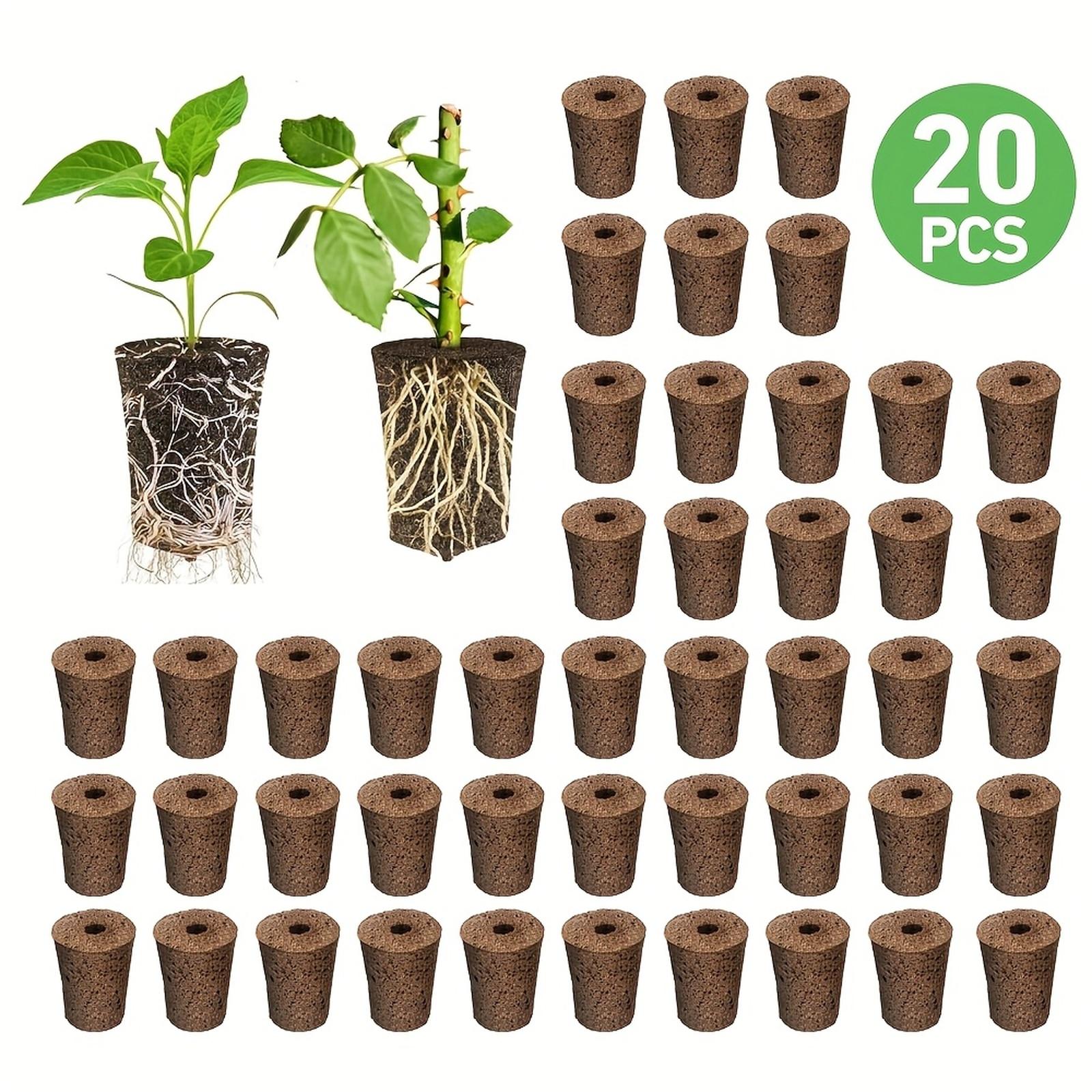 

20pcs Sponge Seedling , Rooting Plugs For Seedlings Or Cuttings One Size