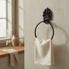 Towel Loop with Shell Backplate Vintage-Style Easy To Install