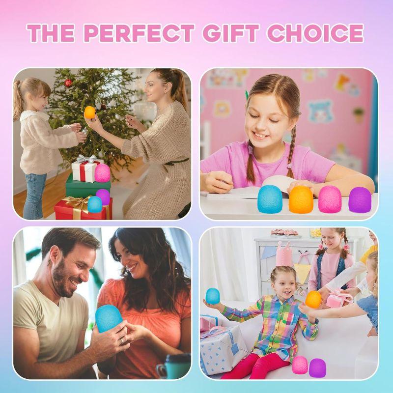 Ultra-Soft Glutinous Gel-Filled Candy Cube Sensory Stress Relief Toy Stretchable Ball Soft Ice Blind Box Slow Rebound