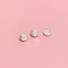 S999 Sterling Silver Shun Character Pendant for Chinese-Style DIY Bracelets and Necklaces