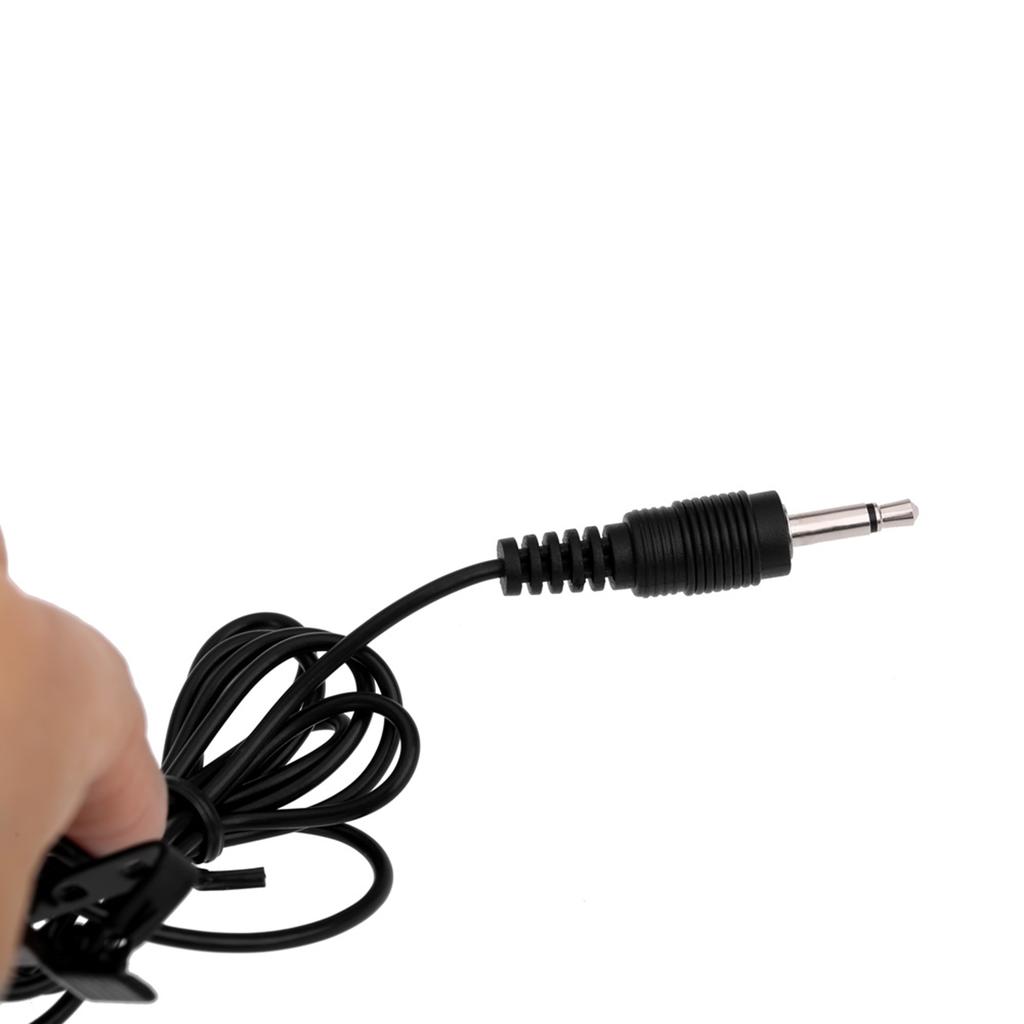 Super Lapel Lavalier Tie Clip Metal Mono Microphone 3.5mm with Collar Clip for Lound Speaker