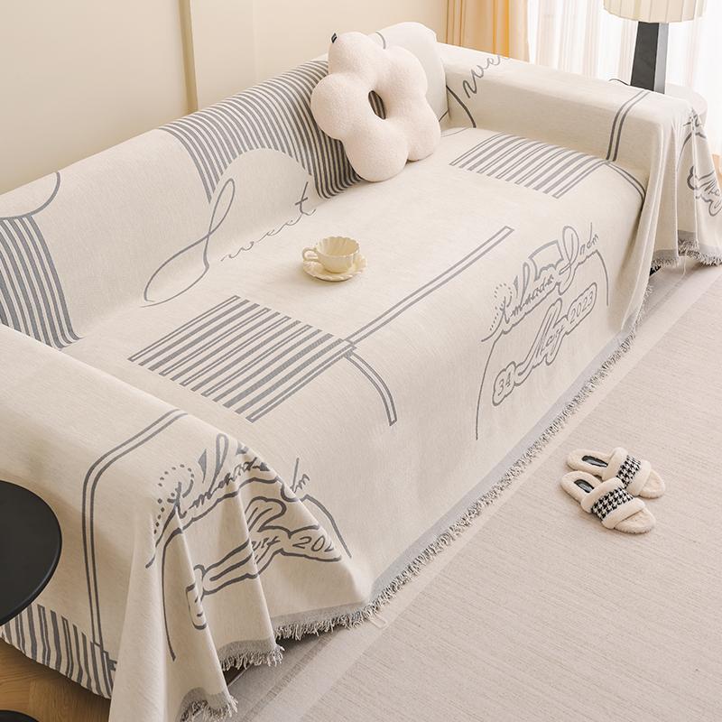 Four Seasons Universal Sofa Cushion Chenille Universal Sofa Cover Towel Full Covered Cover Anti-Scratching Cushion