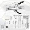 Industrial Grease Needle Nozzle Couplers Set for Hard Reach Areas Efficient Lubrication Mechanical Fittings Repair Shops