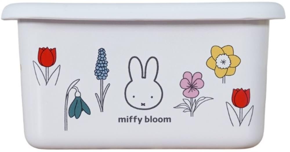Fuji Enamelware Miffy Bloom Deep Square Small Size Container, MF26-DS