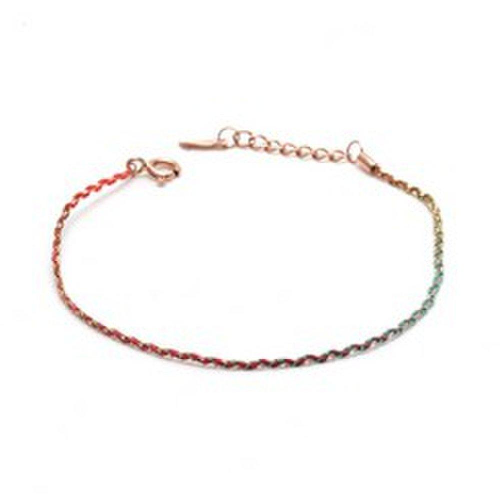 14K Silk Multi-Twisted Chain Bracelet Jnb24890