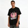 My Dog Is My Valentine Retro Style Heart Print Pet Lover Tee Pure cotton T-shirt