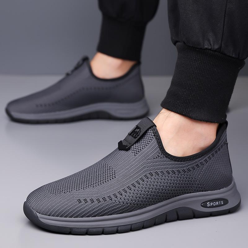 Spring Summer New Mesh Shoes for Men Solid Color Fashion Casual Sneakers Male Breathable Designer Running Sports Shoes Man