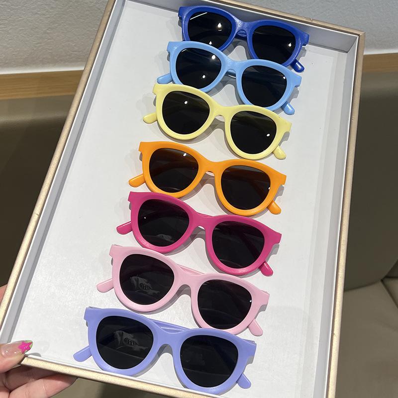 New Cool Colorful Children's Sunglasses Kids Summer Outdoor Baby Children's Play Glasses Fashion Baby Candy Colors Eyeglasses