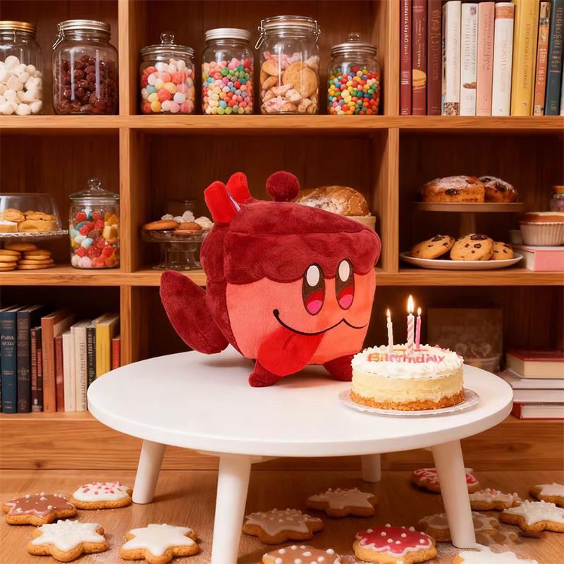 20CM Kawaii Choco Cake Hound Plush Doll Soft Stuffed Cookie Run Anime Cartoon Cake Dog Game Peripheral Dolls Kids Birthday Gifts