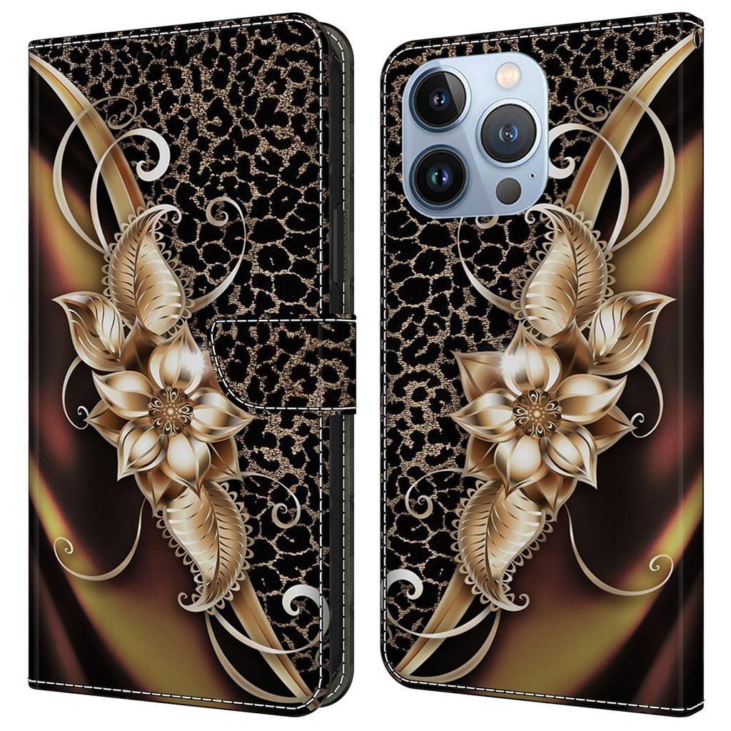 For iPhone 16 Pro Max Case PU Leather Wallet Flip Cover with Standing Function