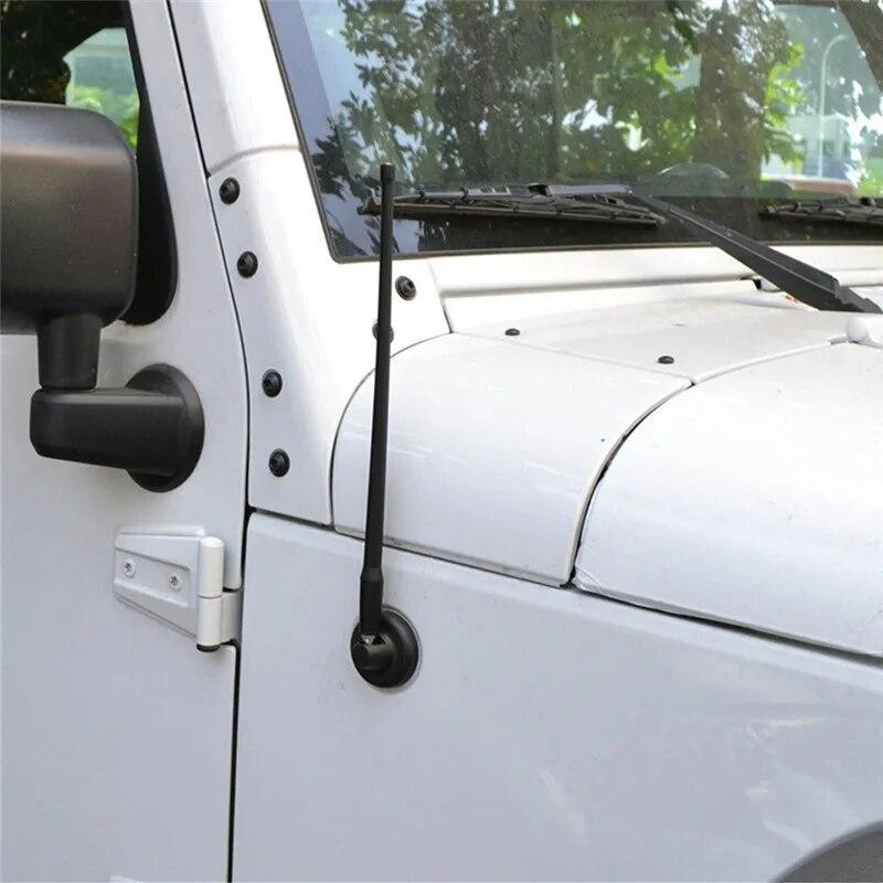 Reflex 13" AM FM Radio Antenna for Jeep Wrangler JK JL 2007 2008 2009 2010 2011 2012 2013 2014 2015 2016 2017 2018 Rugged Ridge