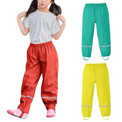 Children's Thin Windproof And Breathable Outdoor Rain Pants