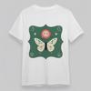 Women's Oversize Trend Comfortable Classic T-Shirt Butterfly Floral Graphic Top