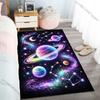 Colorful cosmic space planets Pattern Rug Carpets for Bedroom Living Room Sofa Mat Creative Door Mat Cloakroom Home Decor