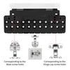 Shelf and Cabinet Hardware Jig Multifunctional 1 4in 5mm Accurate Shelf Peg Hole Jig for Woodworking