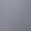 Diamond Pattern Quilted Leather Car Seat Cover & Mat