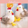 Stuffed Chicken Yellow Animal With Short Plush Toys For Children Gift Cuddle And