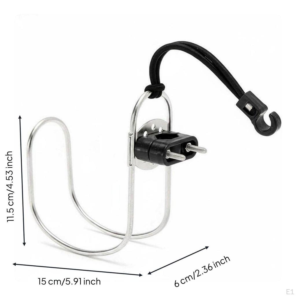Stainless Steel Life Hoop Holder Bracket Preserver Wall Mount for Yacht, Boat