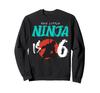 Amazing Ninja Birthday Party Martial Arts Theme Sweatshirt for 6-Year-Olds