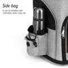 Wheeled Pet Carrier Backpack Travel Carrier for Puppy Dogs Cats Removable Rolling Wheels Mesh Ventilation Window Storage Pockets