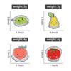 You're Pearfect Enamel Pin I Love You From My Head Cute Fruits Peaches Pears Tomatoes Brooch Lapel Badge Creative Wholesale Gift