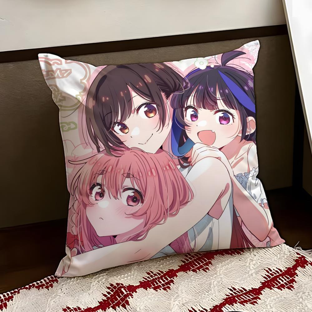 OOkarishimasu Anime Cushion Cover Reversible Soft Durable Pillow Cover Home  Car MultiScene Use for Daily Comfort