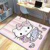 1pc Hello Kitty Floral Dress Rug - Cute Home Decor, Office Carpet, Birthday Gift Ideaz132