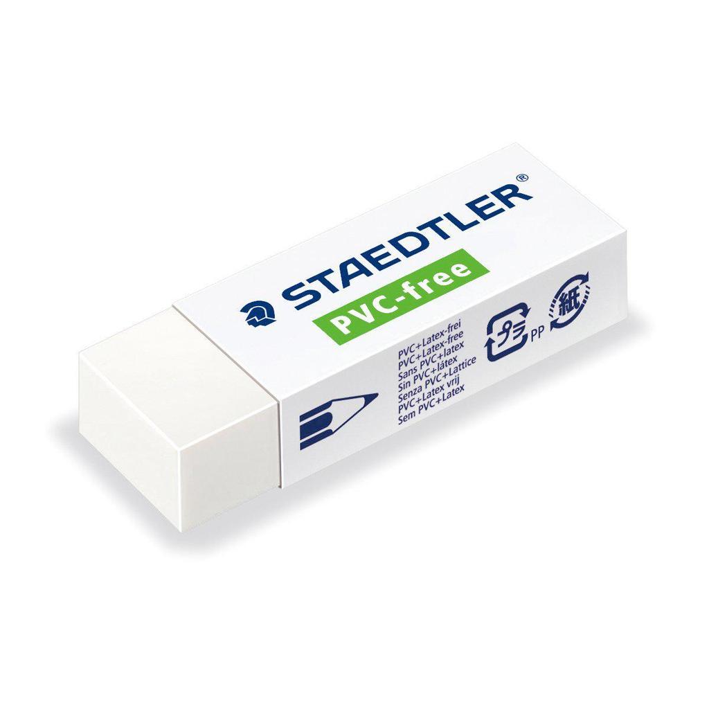STAEDTLER Eco-Friendly Low Dust Eraser - White