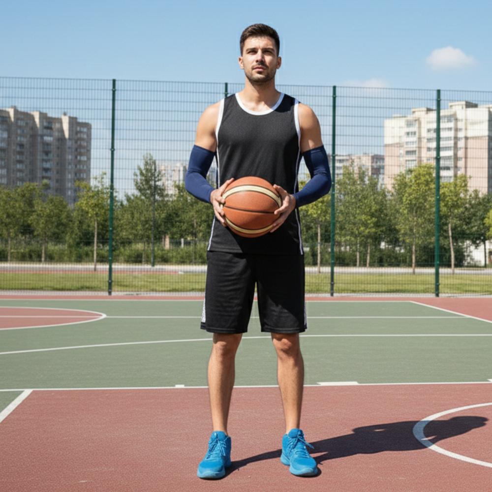 Cooling Sleeves Arm Warmers UV Protection [Ub-R1-Grn]