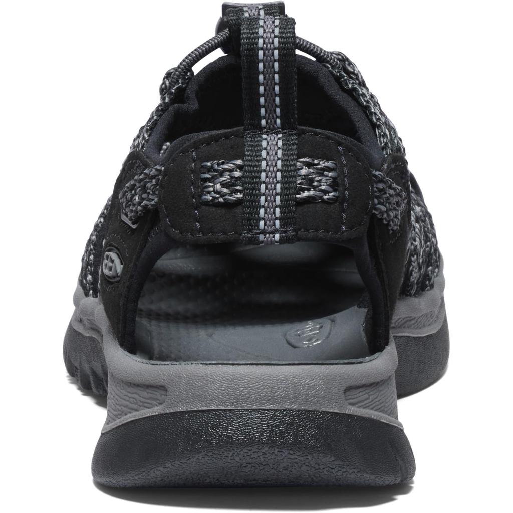 KEEN WHISPER Sandalen für cm Damen, SCHWARZ/STAHLGRAU, 25.0
