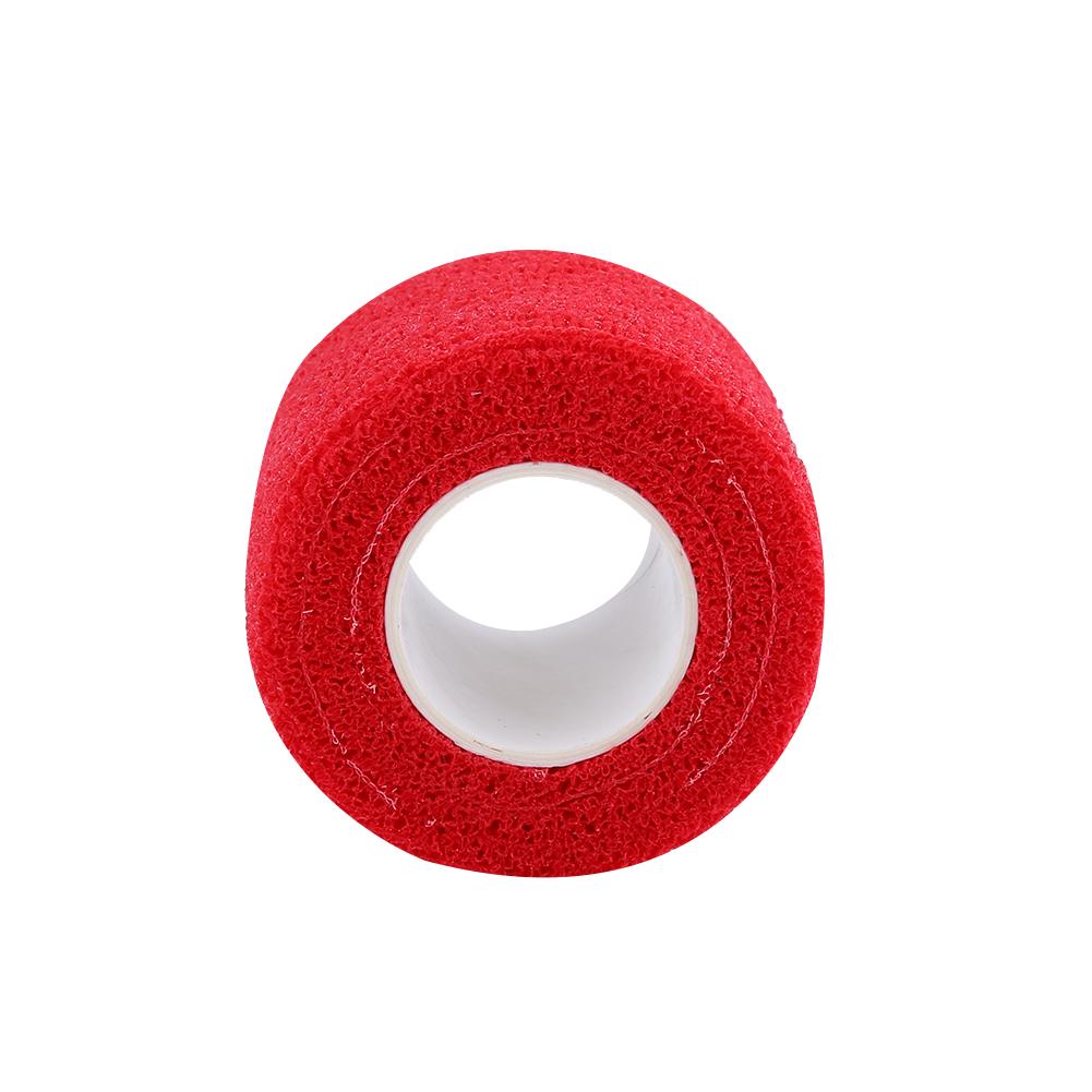 5 Rolls set Waterproof Self Adhesive Bandage Tape Finger Joints Wrap Sports Care(Orange)