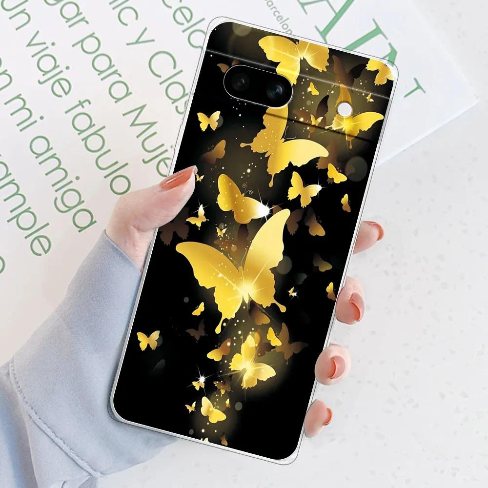 

For Google Pixel 7A 6A Case For Google Pixel 8 Pro Clear Soft Silicone TPU Phone Case For Google Pixel 7 Pro /Pixel 6 Pro Coque Google Pixel 7