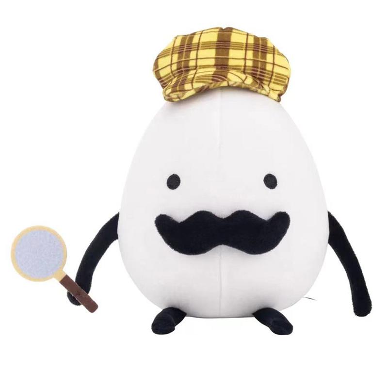 Christmas Birthday Gifts Detective Egg Plush Game Stuffed Plushies Cartoon Doll Pillow For Fans