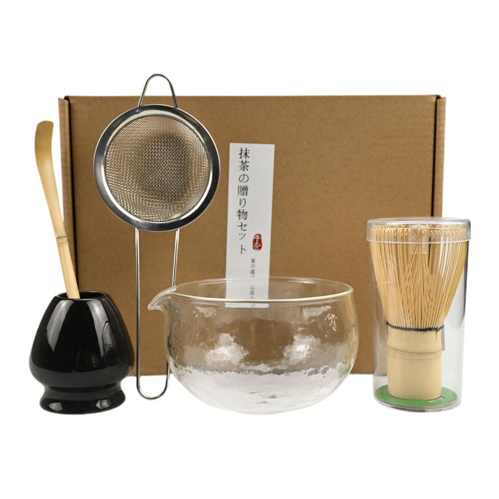 1PC/5PCS/Set Japanese-style Matcha Bowl , Spoon, Tea Whisk, Sieve Mesh, Perfect Gift For Ceremony, Traditional Decoration