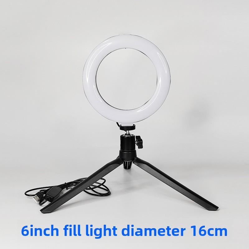 

Портативний настільний фотоштатив із заповнювальним світлом для краси та потокового передавання