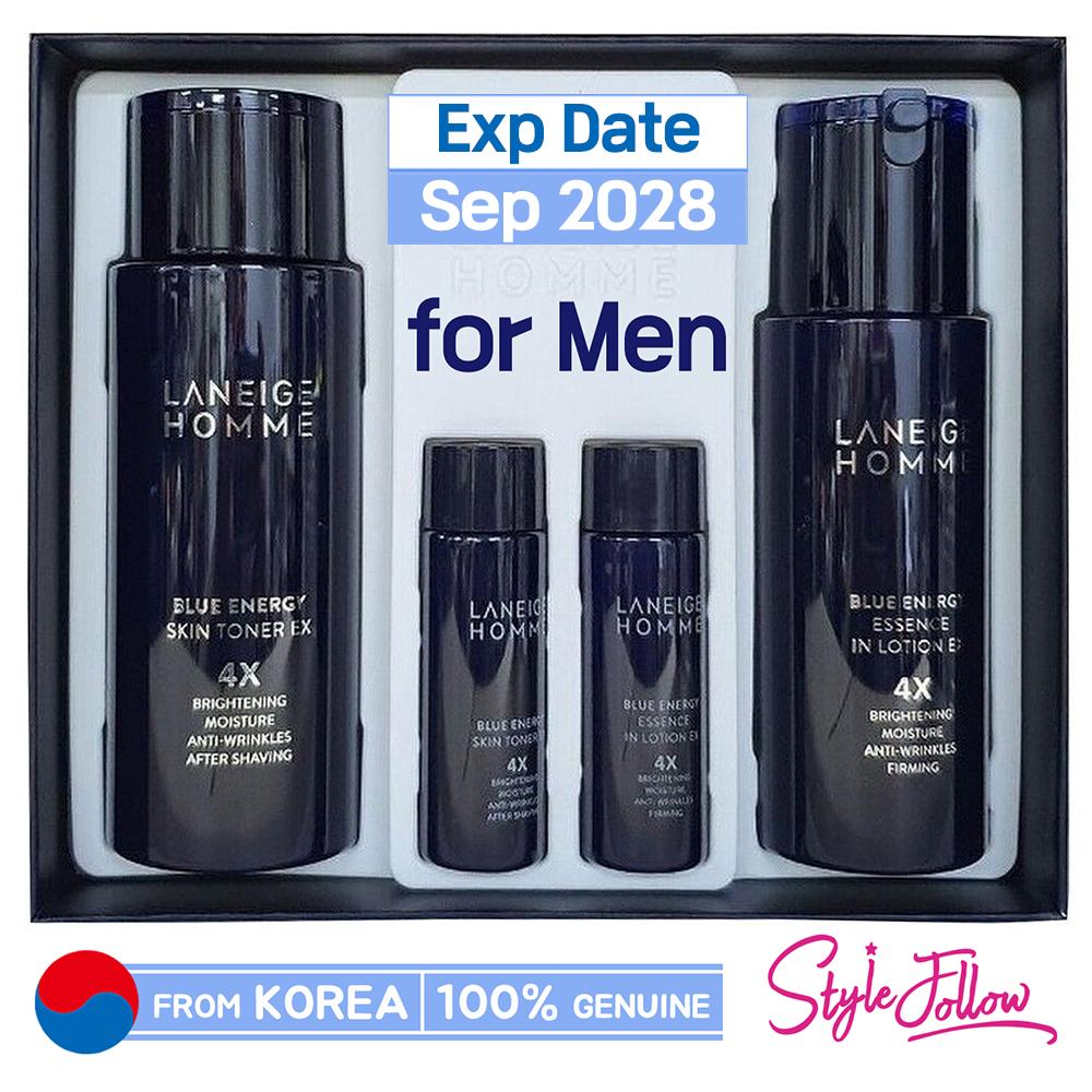 [LANEIGE] Homme Blue Energy Duo Set (Включите 4 предмета) (Для. Мужчины) 1set