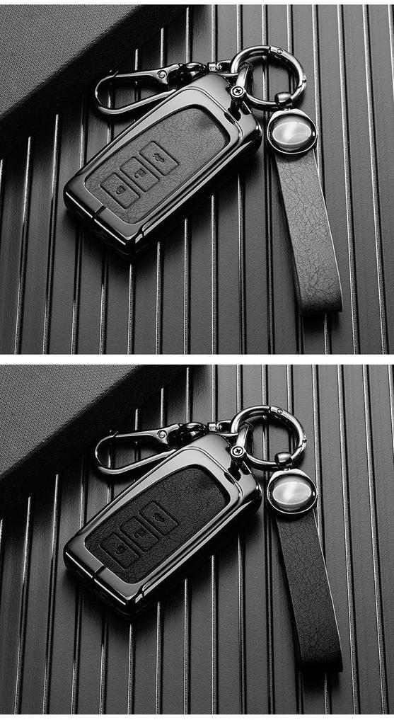 Metal Car Key Case for Toyota ES200, LX570, IS, ES, GX, RX, NX2000 (13th Gen)