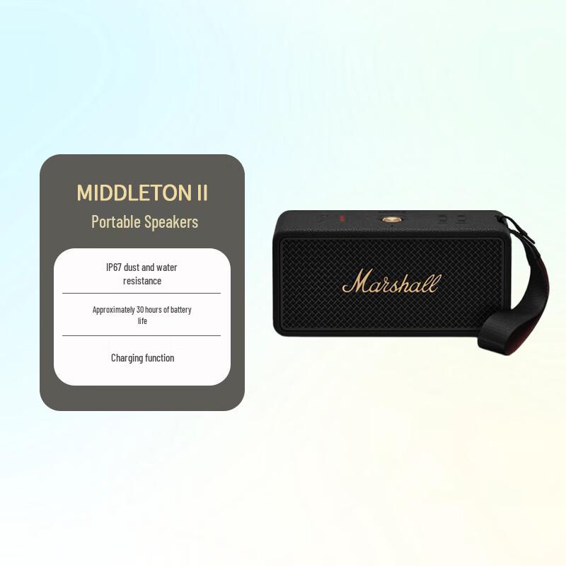 

Marshall Middleton II Portable Bluetooth Speaker (CN version)