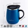 GRANDTIES 19 Colors Premium Vacuum Insulated Mug 460ml Easy To Slide Lid Included Stainless Steel Double Wall Vacuum Insulated Structure Comes with