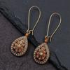 Ethnic Vintage Dangle Wedding Female Women Drop Earrings Jewelry Ear Studs Fashion Accessories